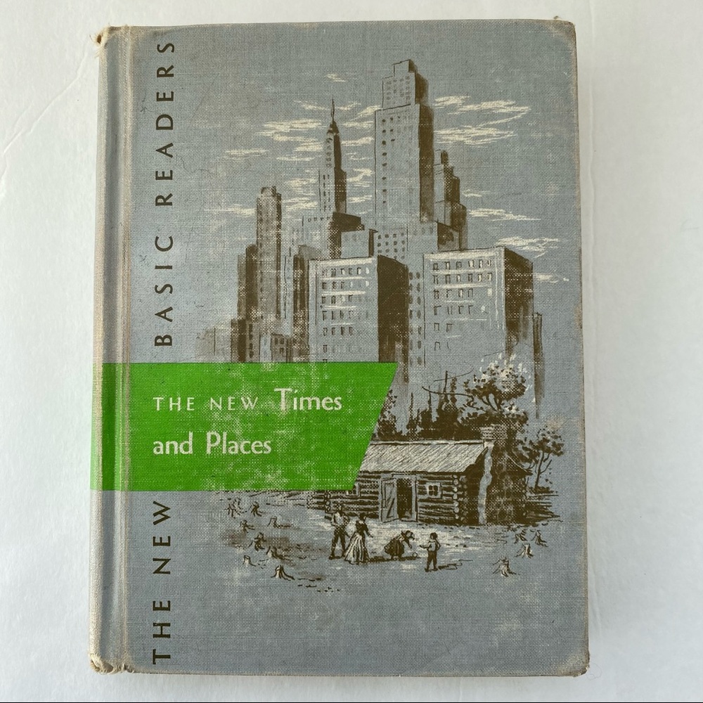 Vintage 1954 Grade School Basic Reader Book The New Times Scott Foresman